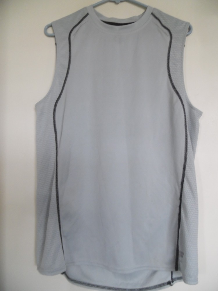 Fila Sport Gray Running Tank Top  Fitness Workout sz M