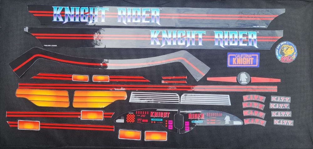 1983 Knight Rider KITT Pedal Car Reproduction Sticker