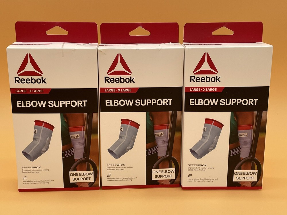 Lots Of 3 Reebok Compression Speedwick Elbow Support Brace Size L / XL Brand New