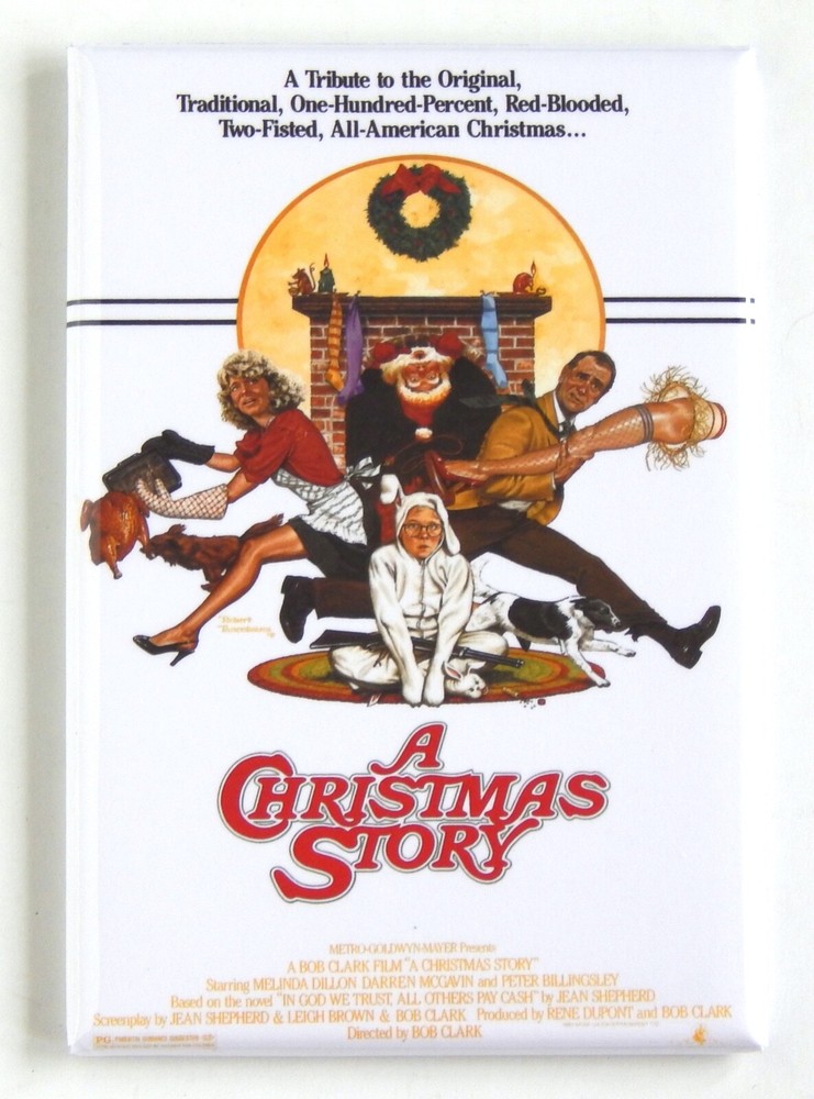 A Christmas Story movie poster fridge magnet  