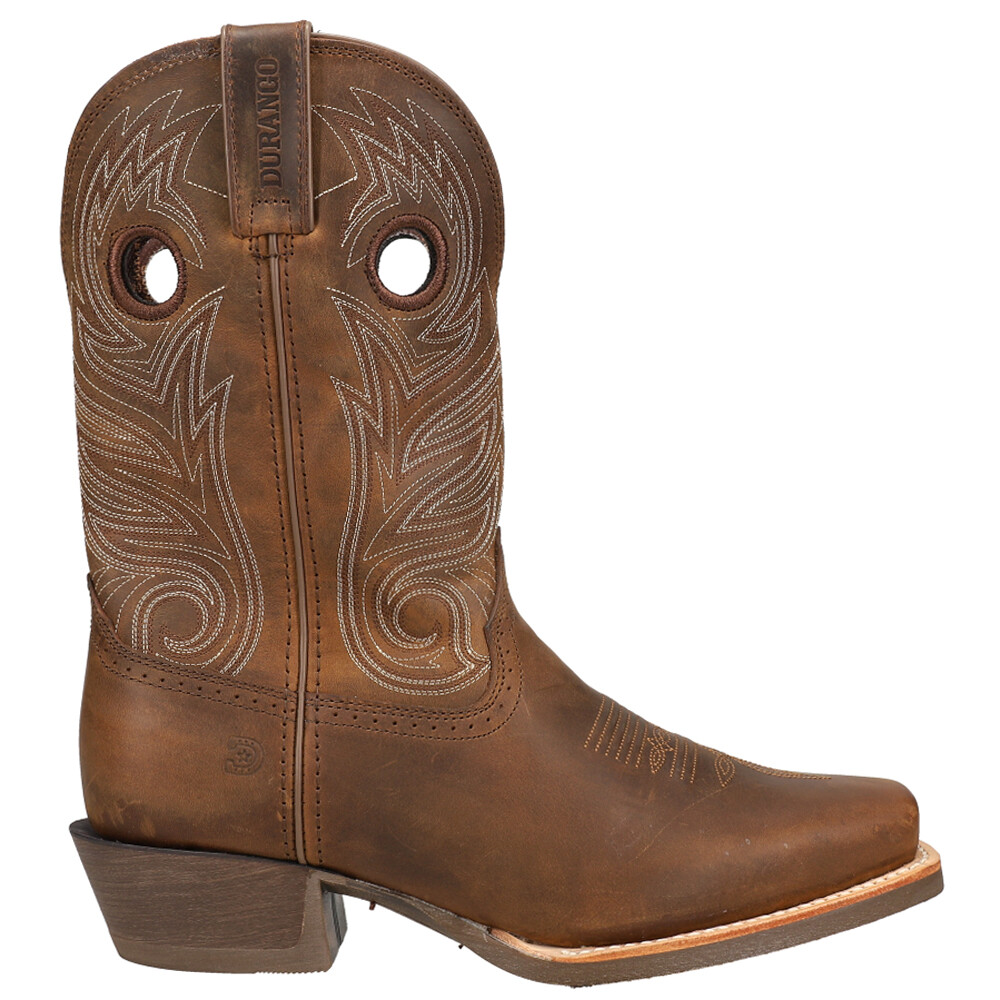 Durango Rebel Pro Rugged Tan Square Toe Cowboy  Mens Brown Casual Boots DDB0294