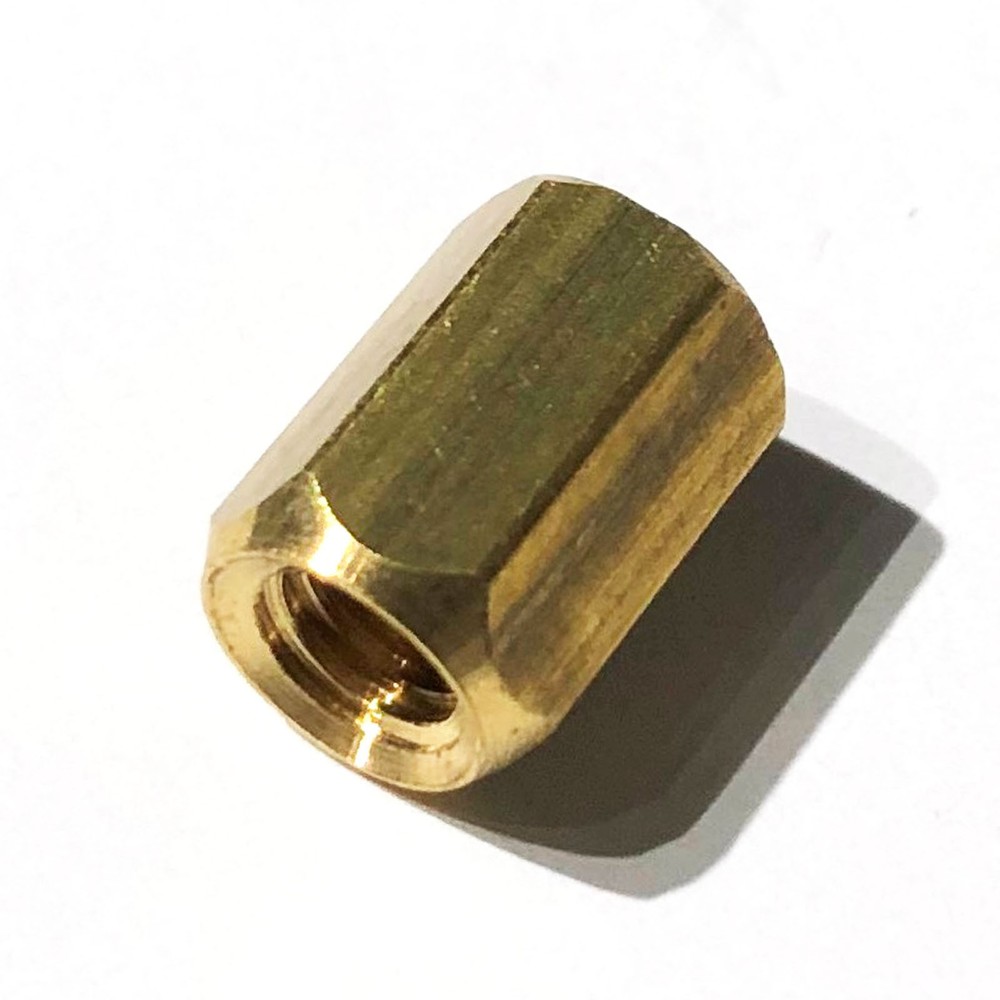 Brass guitar truss rod nut 10/32 UNF