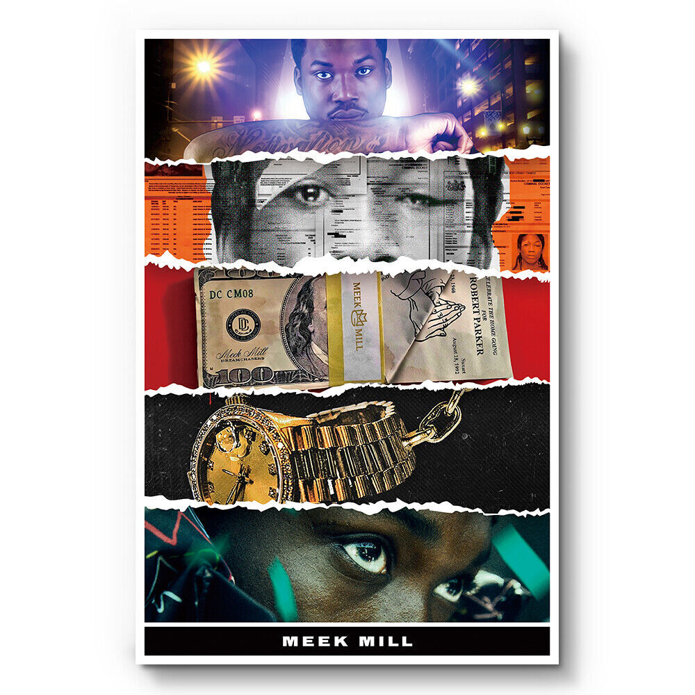 559040 Meek Mill Album Cover HD Rap Music Star Cover Art 16x12 WALL PRINT POSTER