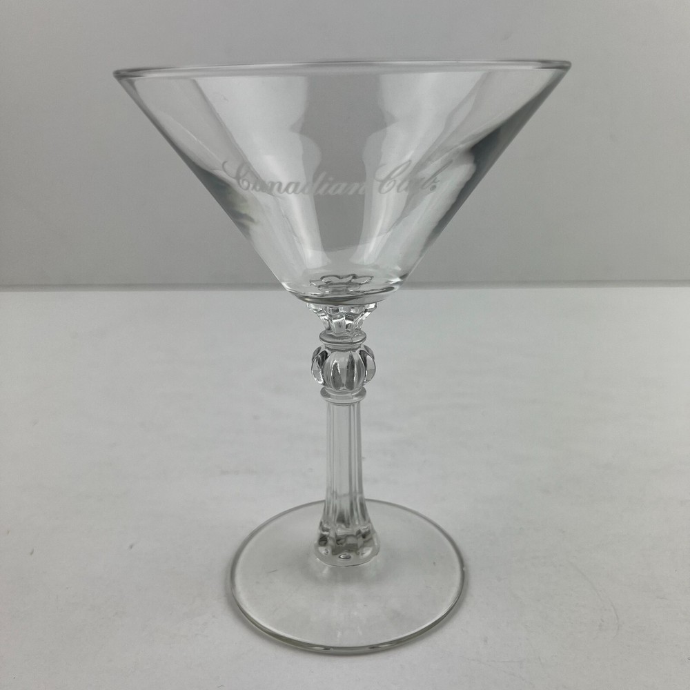 Canadian Club Whiskey with 6-Inch Classic Martini Glass  