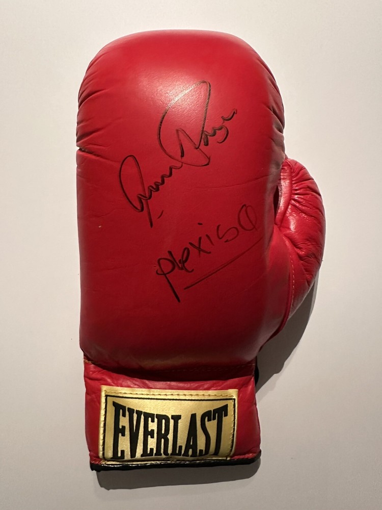 Aaron Pryor Alexis Arguello Signed HOF Everlast Glove 15/100 w/ COA-image