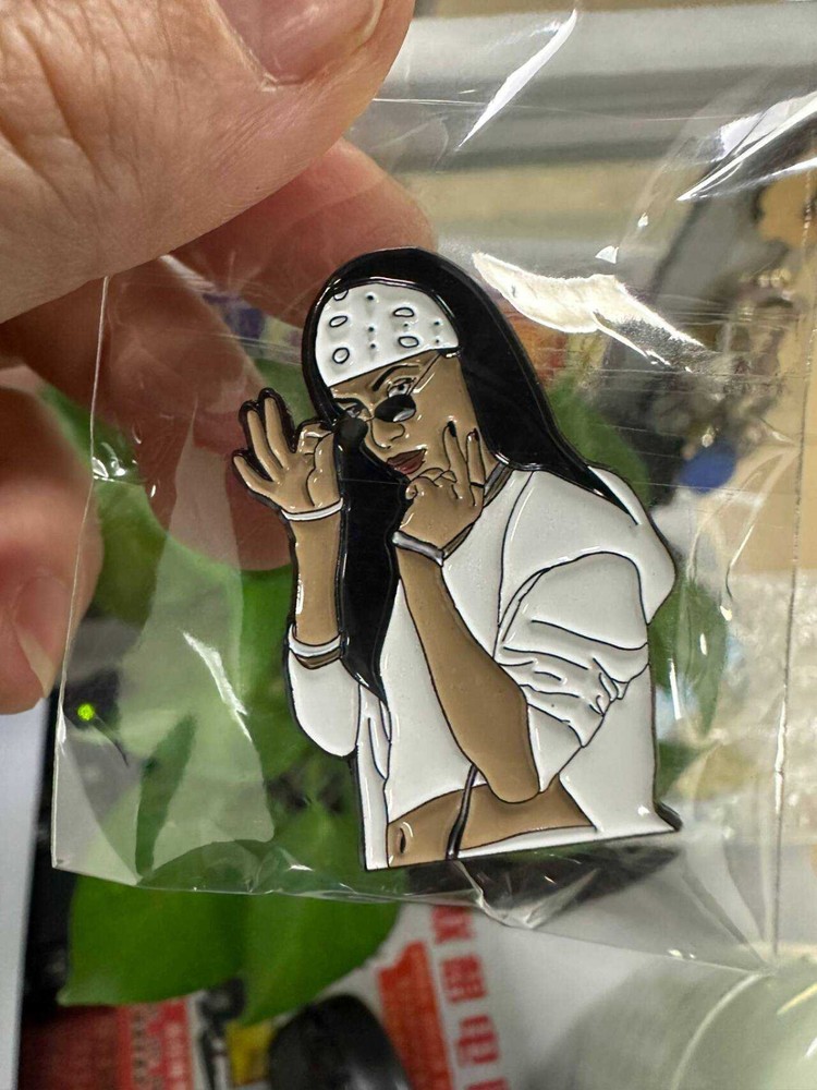 Aaliyah enamel Pin Lapel - Romeo Must die - 90s 2000's rnb - back & forth - TLC-image