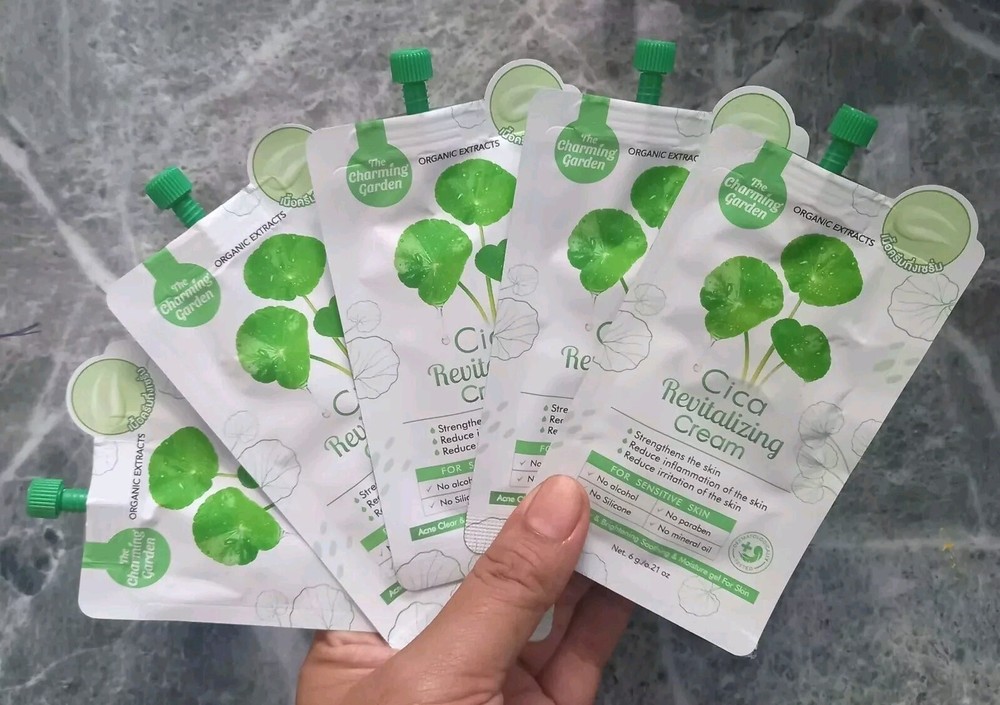 x5pcs Organic Cica Revitalizing Cream The Charming Garden Rejuvenate Acne Scars