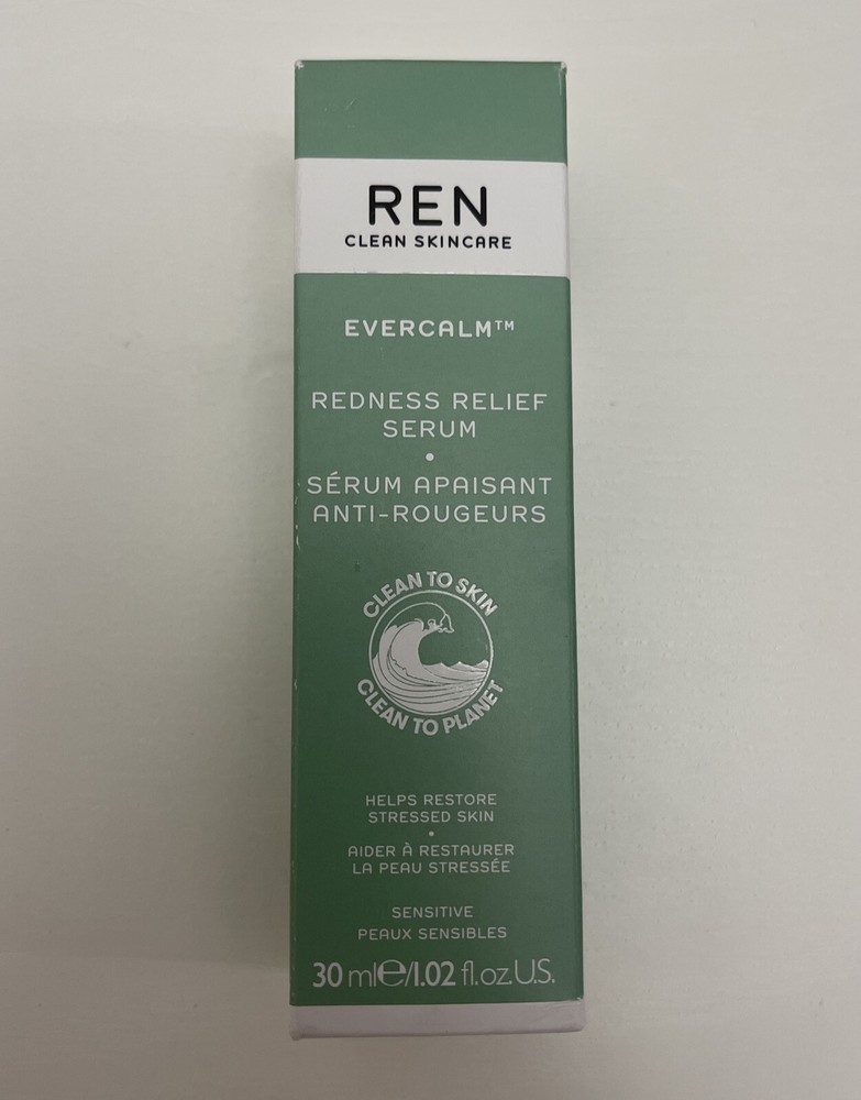 REN - Evercalm Redness Relief Serum 1.02 oz Brand New In Box