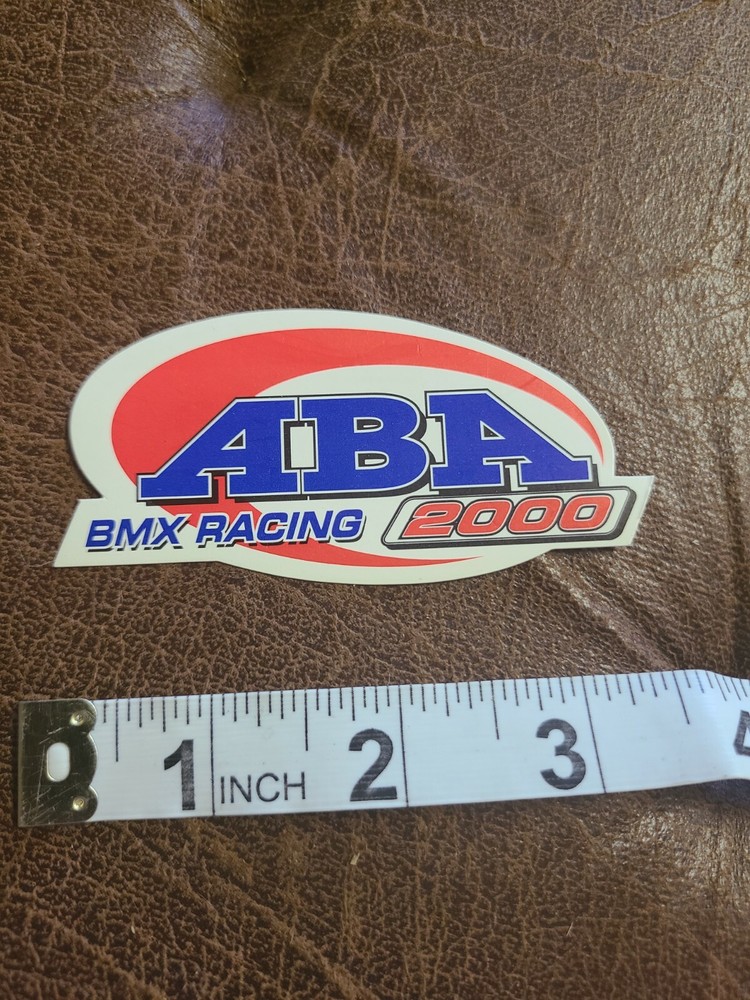 ABA 2000 Sticker American bicycle association bmx racing vintage original-image