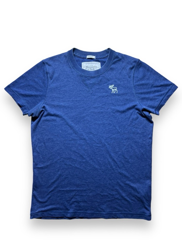 Abercrombie & Fitch Mens Blue T-Shirt size L-image