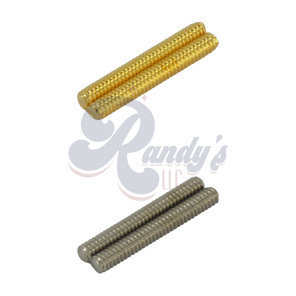 Advanced Plating Inc (API) ABR-1 Thumbwheel Bridge Posts - Brass (2-Pack) - Fits-image