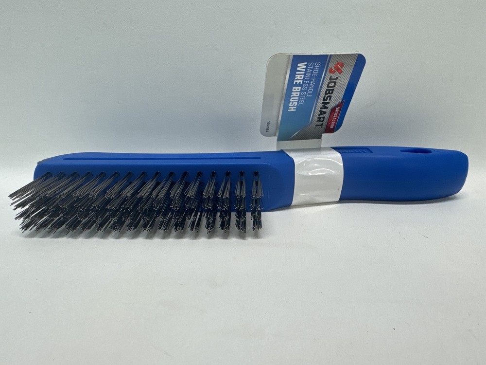 Jobsmart shoe handle stainless steel wire brush