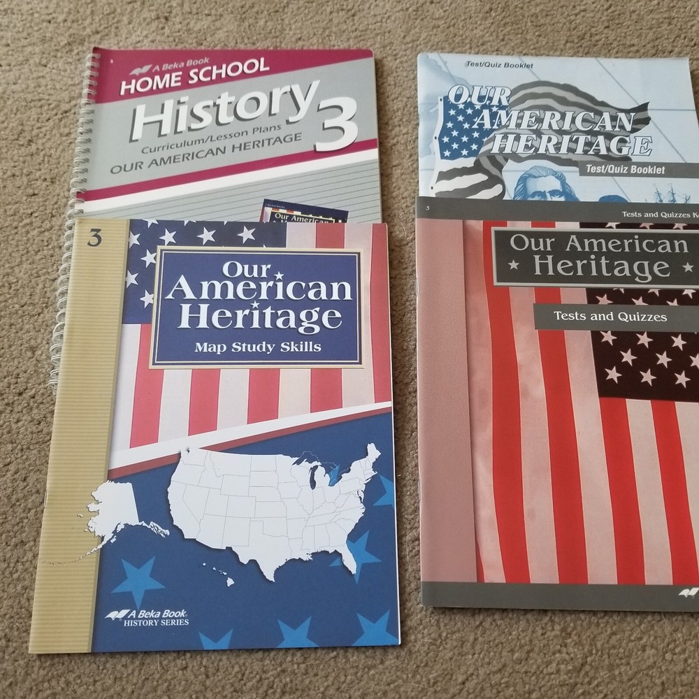 Clean Abeka Our American Heritage 3 Maps Tests & Teacher Keys-image