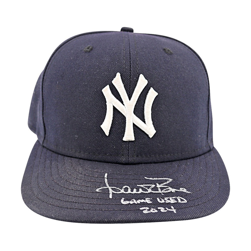 Aaron Boone Yankees Autographed 2024 Game Used Hat with LOA-image