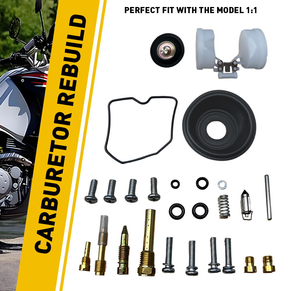 Carburetor Rebuild Repair Accessories Kit For Kawasaki KLR KLR650 650 1987-18 M