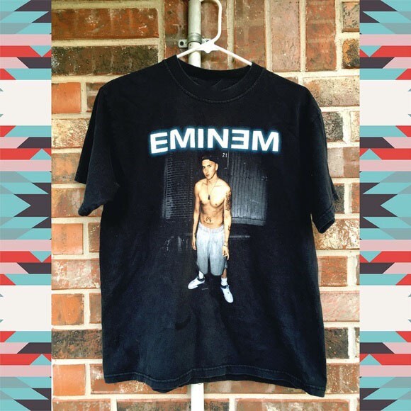 Eminem Rapper Short Sleeve Black Unisex All Size S-4XL T-Shirt