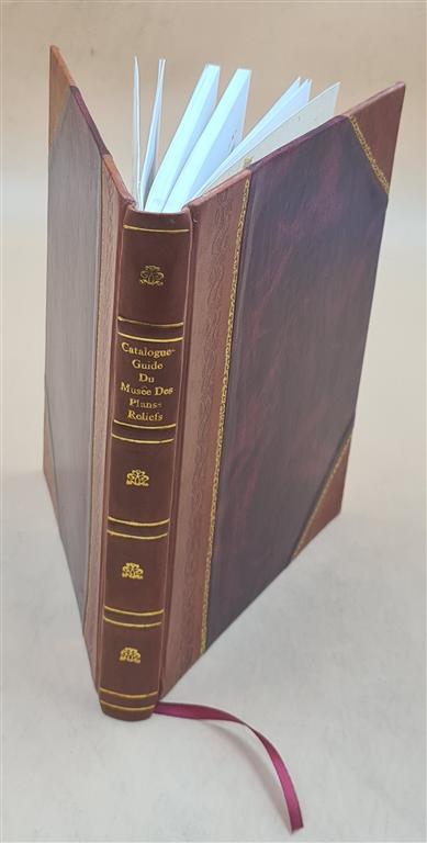 Catalogue Guide du Musée des Plans-Reliefs Leather Bound Edition