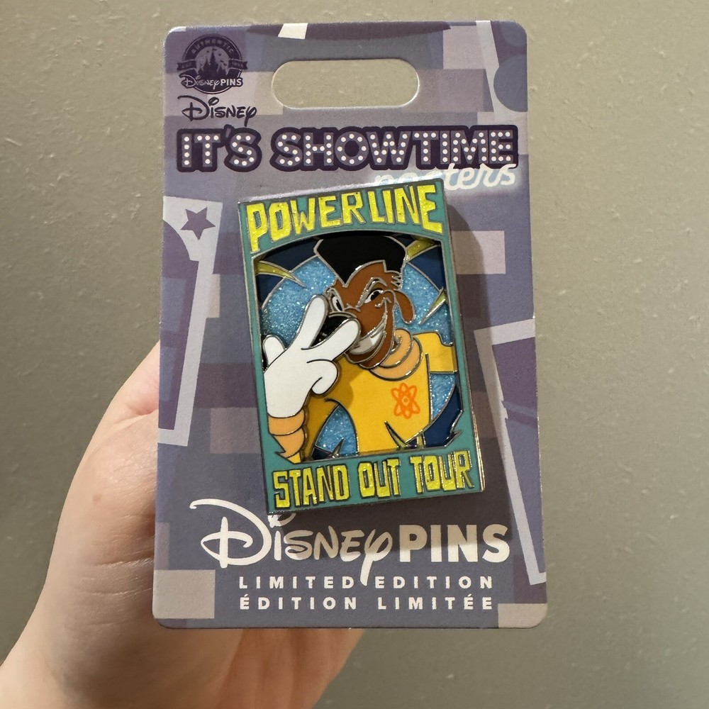 Disney Parks Powerline Its Showtime Posters 2024 Pin Limited Edition 3000
