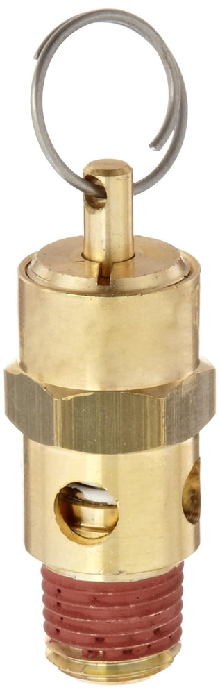 ST25-1A ST Series Brass ASME Safety Valve, 125 Psi Set Pressure, 1/4