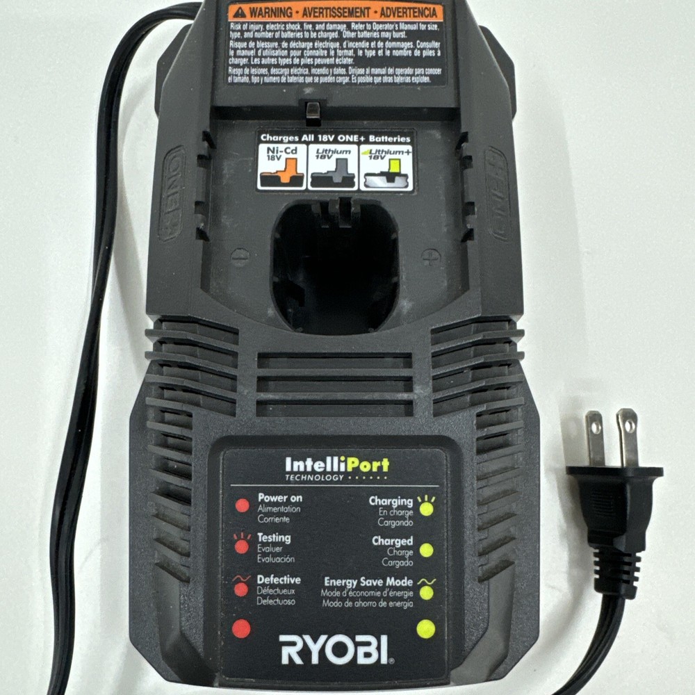 Ryobi P118 18V ONE+ 18-Volt ONE+ Lithium-Ion Battery Charger