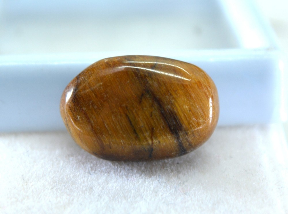 13.20 CT Natural African Mined Certified Tiger Eye Loose Gemstone TG24