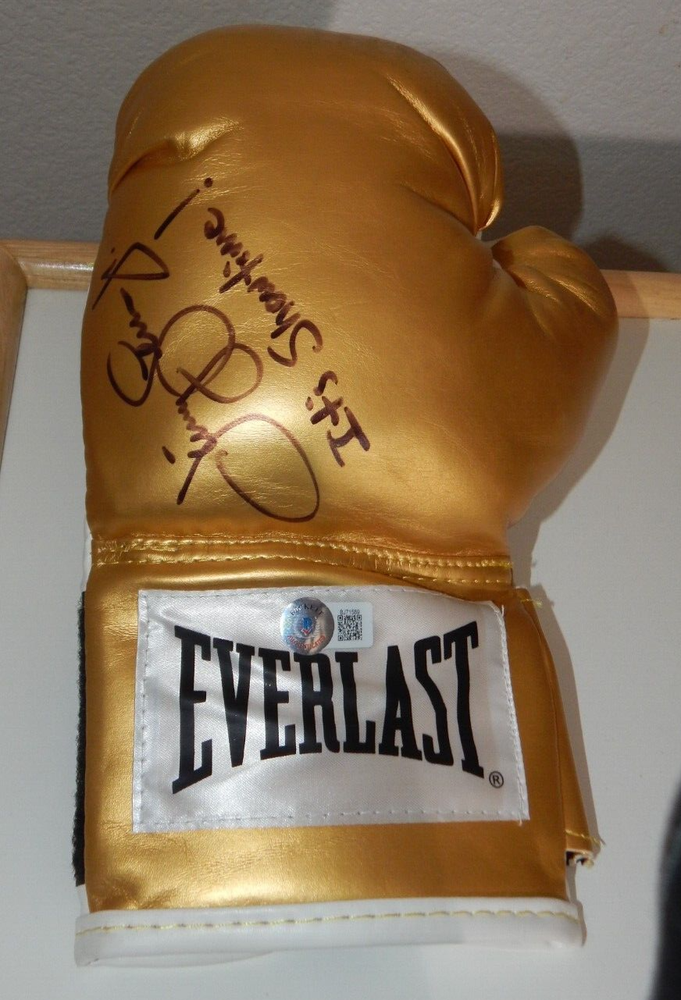 JIMMY LENNON JR Signed Autographed Everlast Boxing Glove w/ Beckett COA Sticker