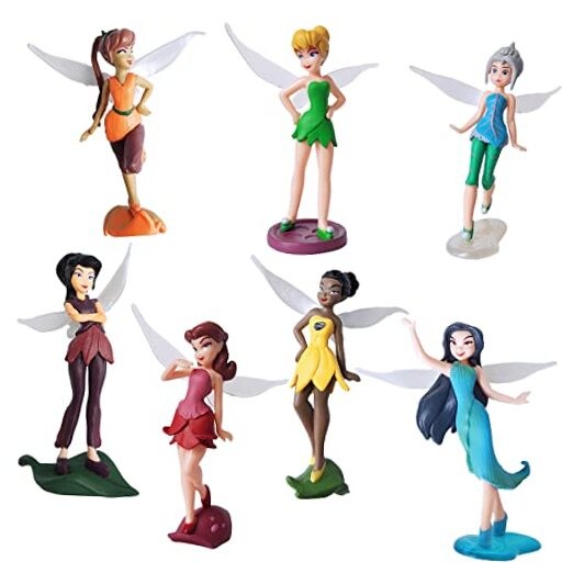 Tinkerbell Party Decorations Mini Fairy Figurines Fairies for Fairy Garden