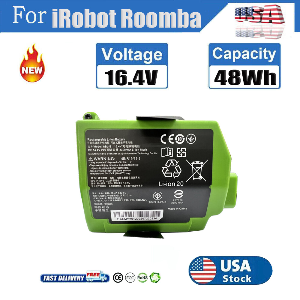 iRobot Roomba S9 S9+ 9150 9550 Replacement ABL-B Battery 48Wh-image