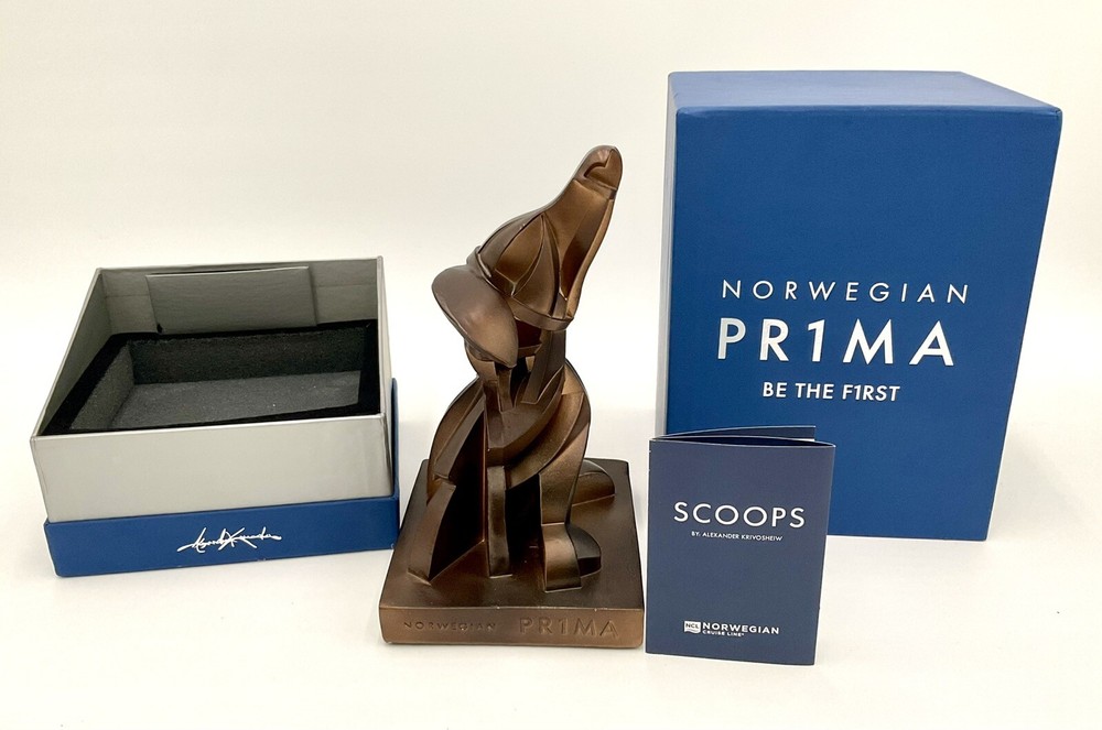 Alexander Krivosheiw Mini Scoops Sculpture - 1121 of 3750 NCL Norwegian Prima
