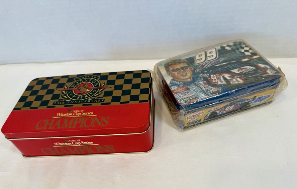 NASCAR Winston Cup 25th Anniversary Jeff Burton 99 Citgo Collectible Tin