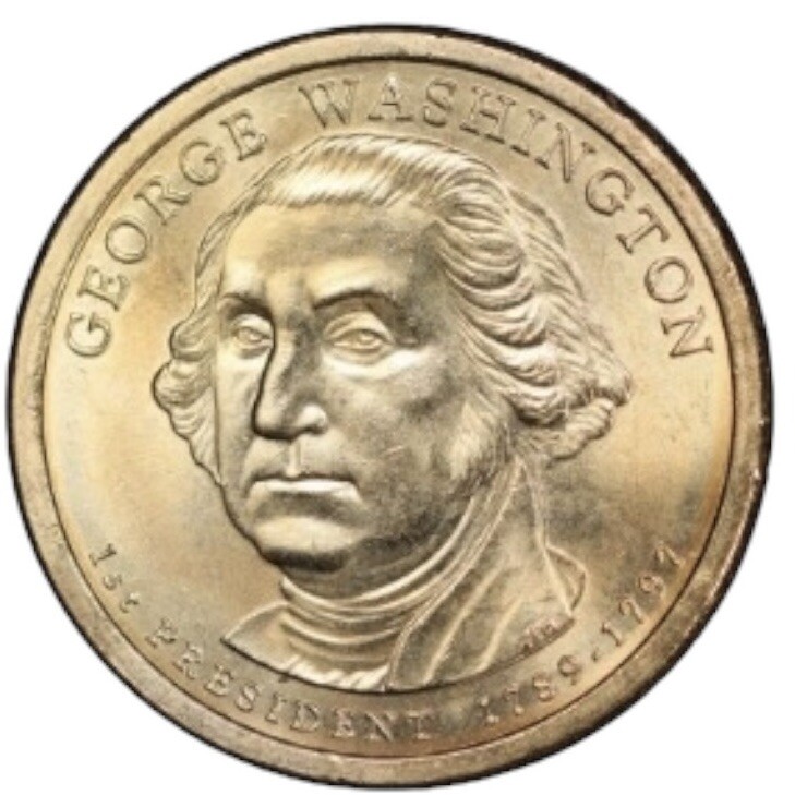 2007 P George Washington Presidential One Dollar Clad BU Gem US Coin “JG Coins”