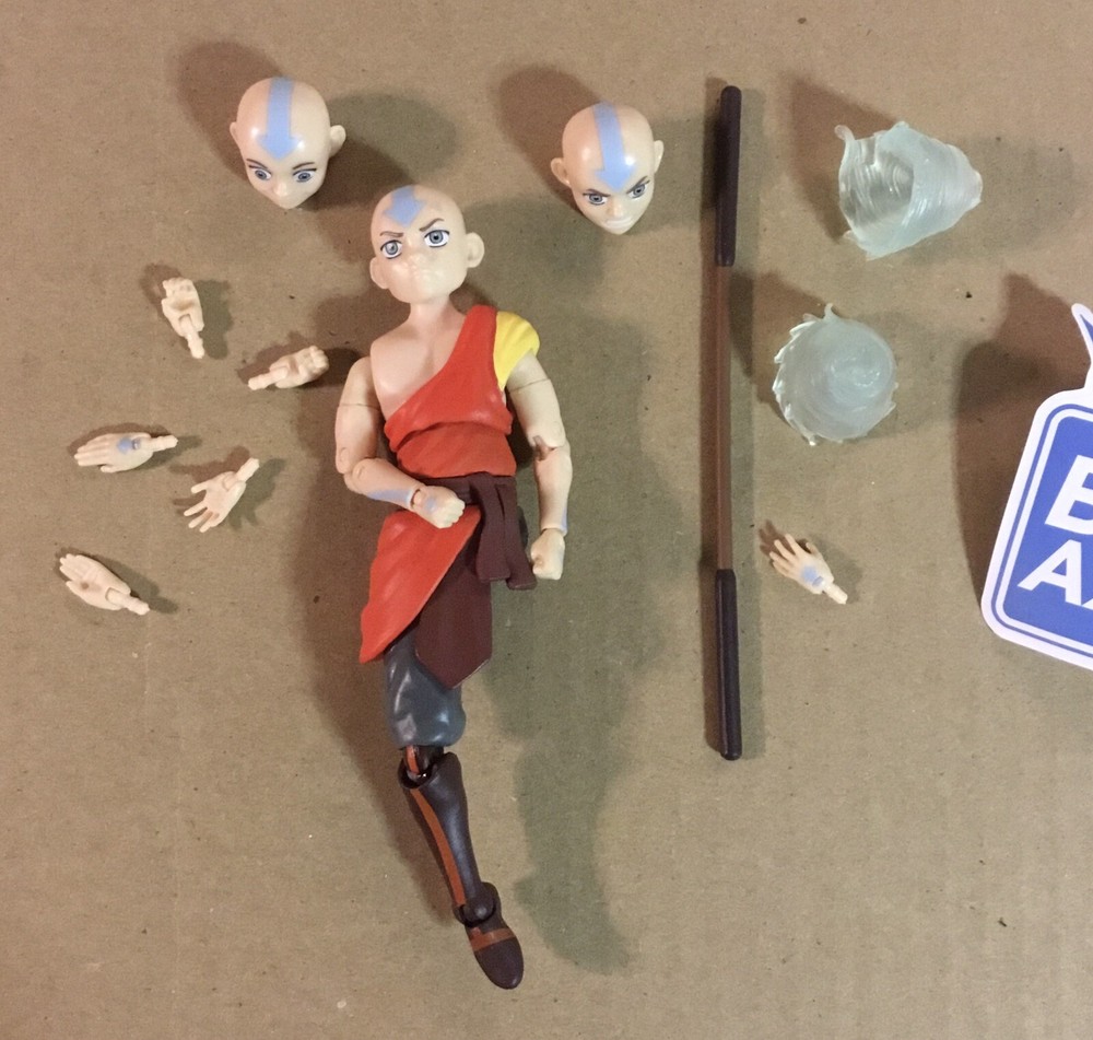 Avatar the Last Airbender Aang 5-inch AXN Action Figure for Custom Builds  -image