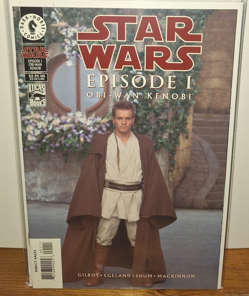 STAR WARS EPISODE 1 OBI-WAN KENOBI DARK HORSE COMICS 1999 RARE PHOTO VARIANT