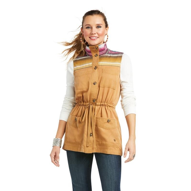Ariat Women's MEDIUM First Rodeo Update Weekend Warrior Dijon Vest