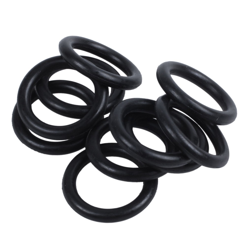 10pcs Black Rubber Oil Seal O-Rings 16x11x2.5mm Washers P7N71326
