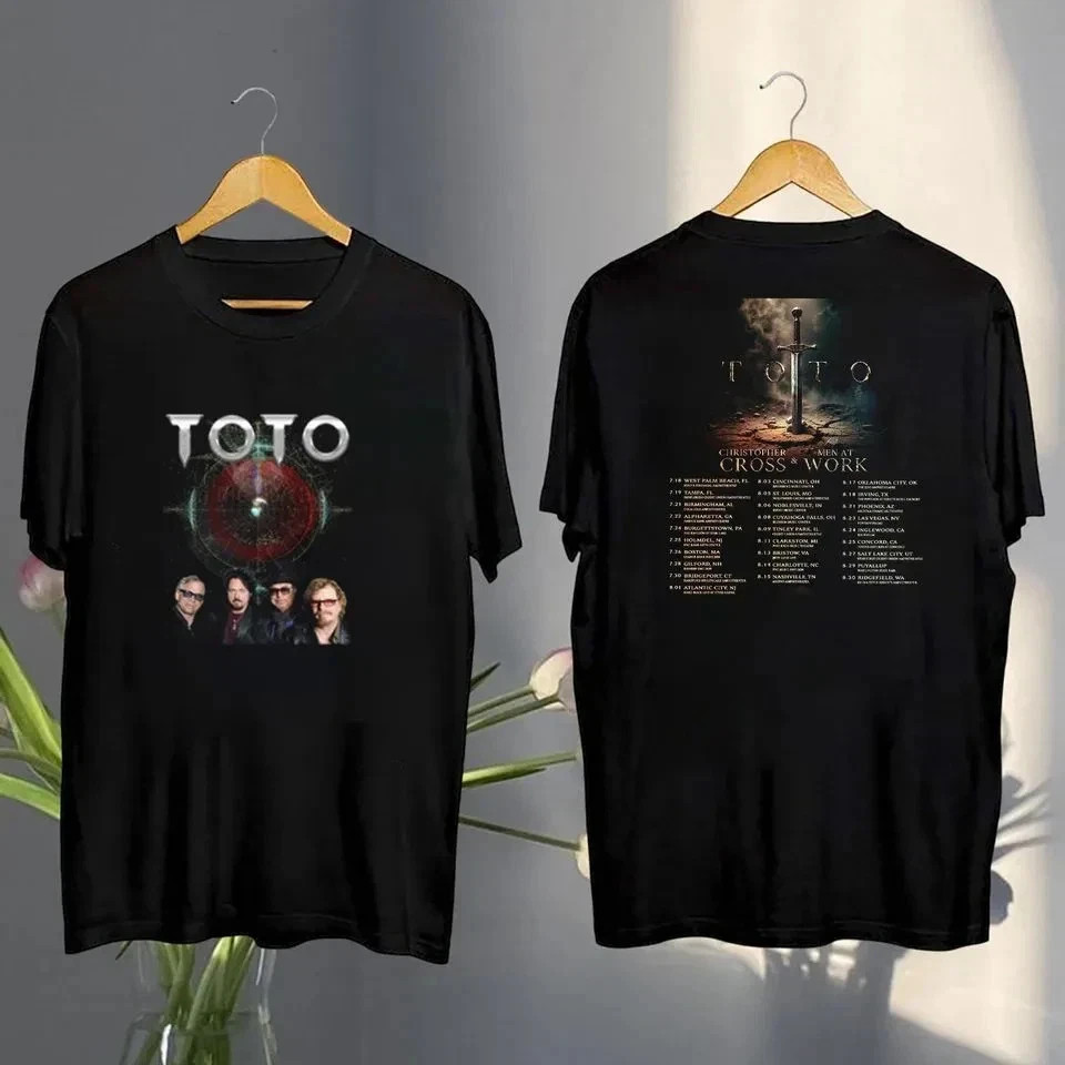 TOTO Band Christopher Cross World Tour 2025 Concert Fan Gifts Unisex T-Shirt All