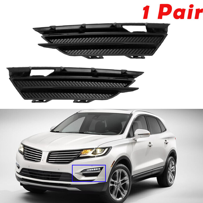 For 2015-2019 Lincoln MKC Left Right Side Fog Light Lamp Cover Bezel Grille Trim
