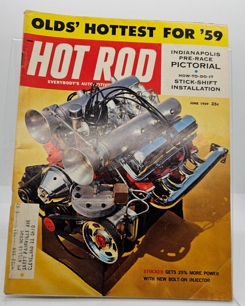 Hot Rod Everybody's Automotive Magazine June 1959