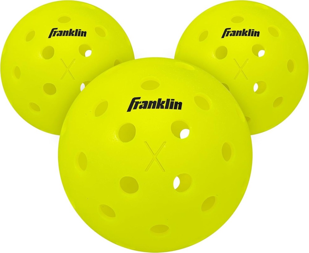 Franklin Sports X-40 Outdoor Pickleballs - USA Pickleball & APP Official Ball