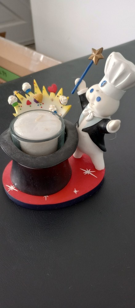 Pillsbury doughboy Danbury Mint Abracadabra votive candle holder new 🪄-image
