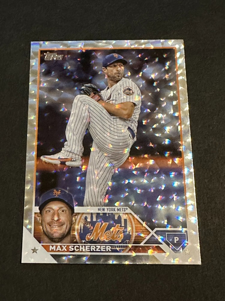 2023 Topps Series 1 Max Scherzer Silver Foilboard #21 Super Box Free Shipping