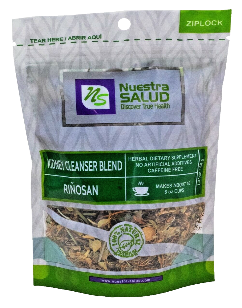 Kidney Cleanser Tea Blend Riñosan Herbal Infusion Tea (40g) Zip lock