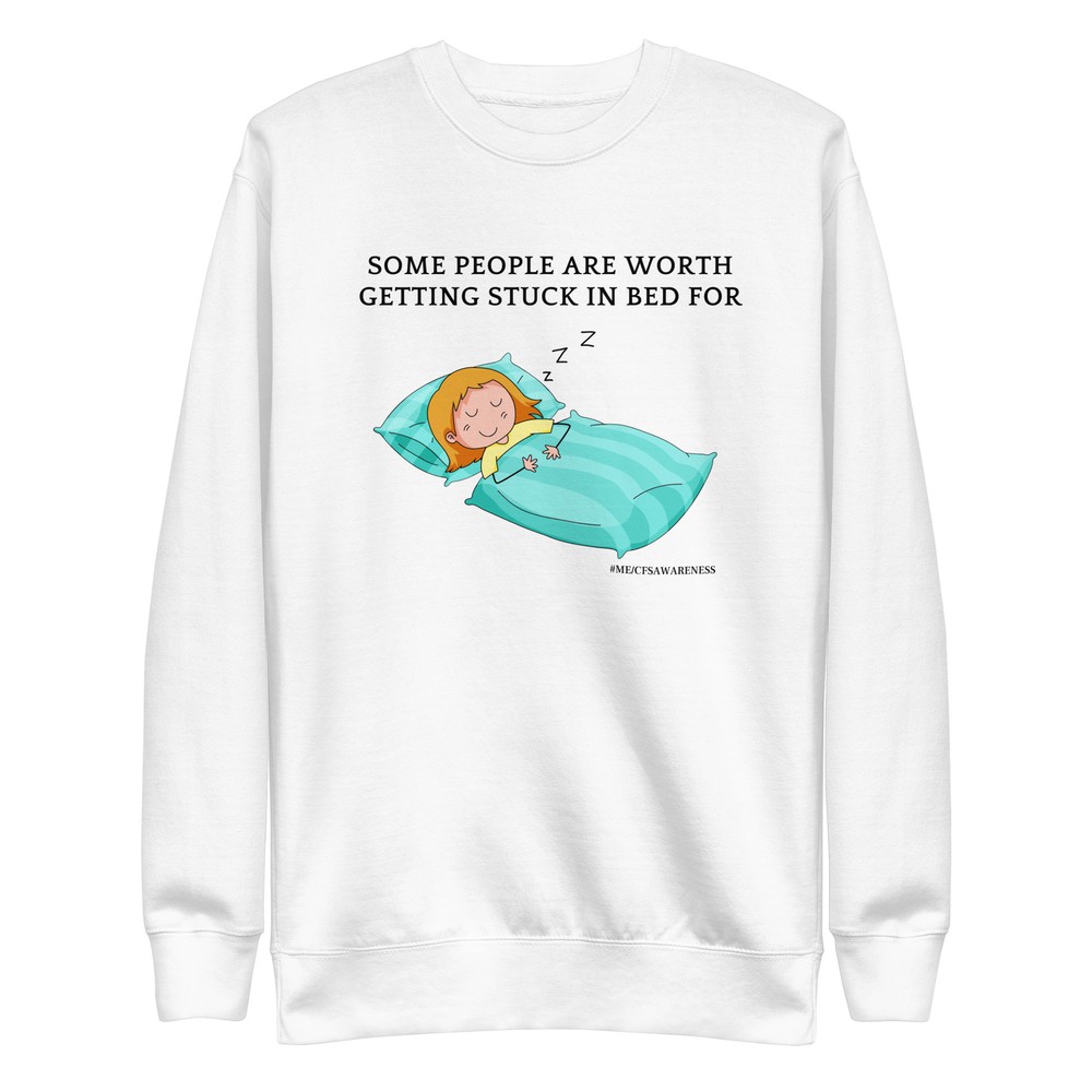 ME/CFS Awareness Myalgic Encephalomyelitis Unisex Premium Sweatshirt  