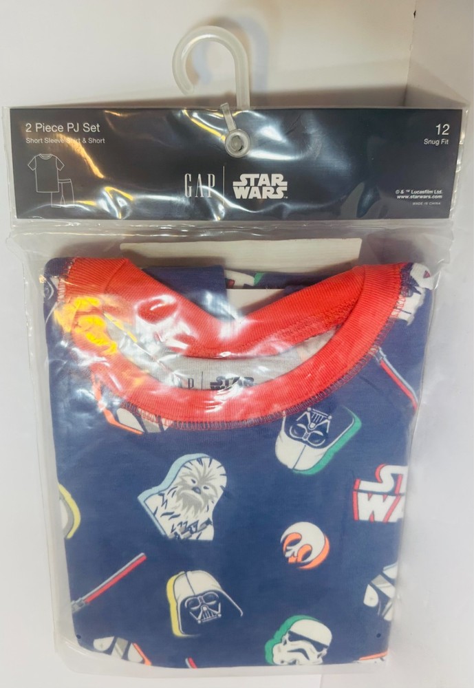 Gap Star Wars kids 2 piece PJ set Size 12
