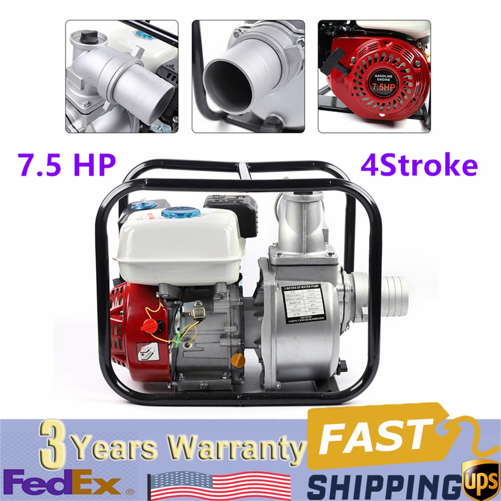 4Stroke 7.5 HP Gasoline Water Pump 3