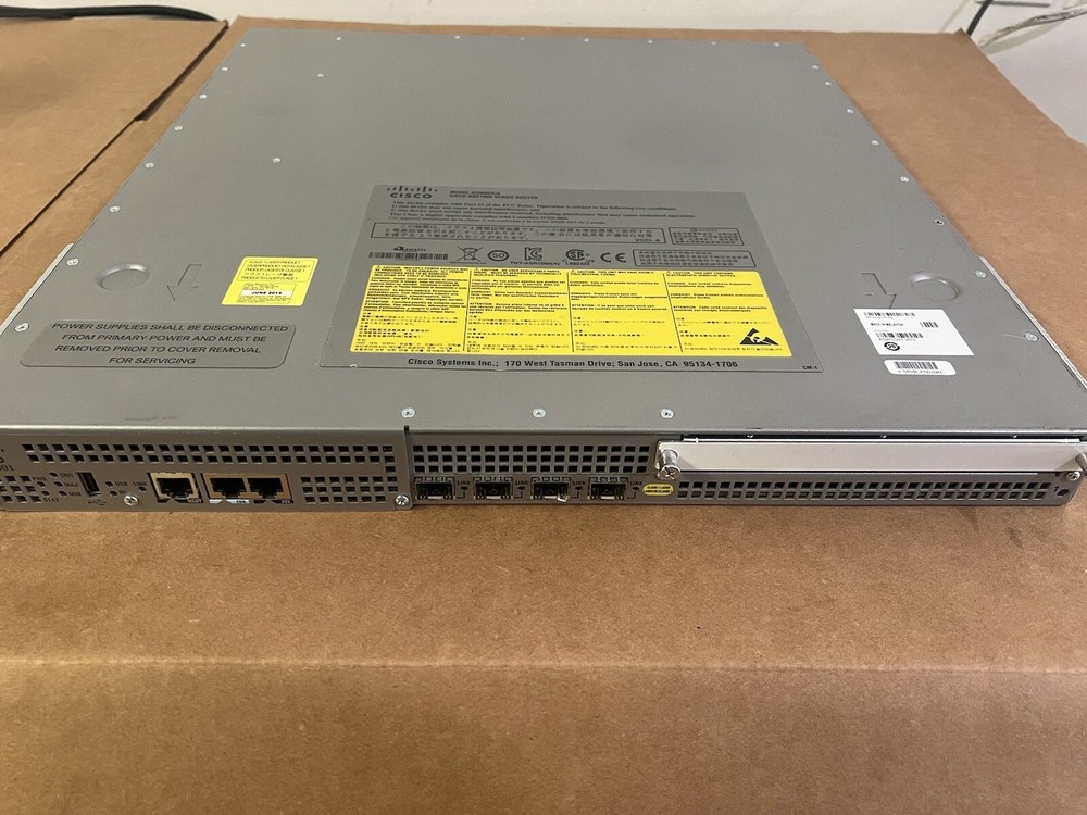 CISCO ASR1001 - Aggregated Services Router with Dual PSUs