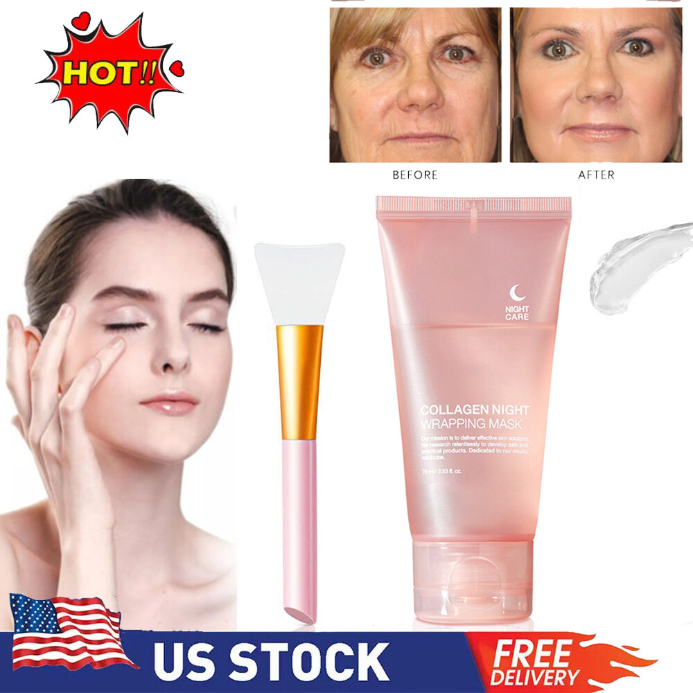 2025 Medicub Collagen Overnight Peel-Off Mask for Deep Hydration