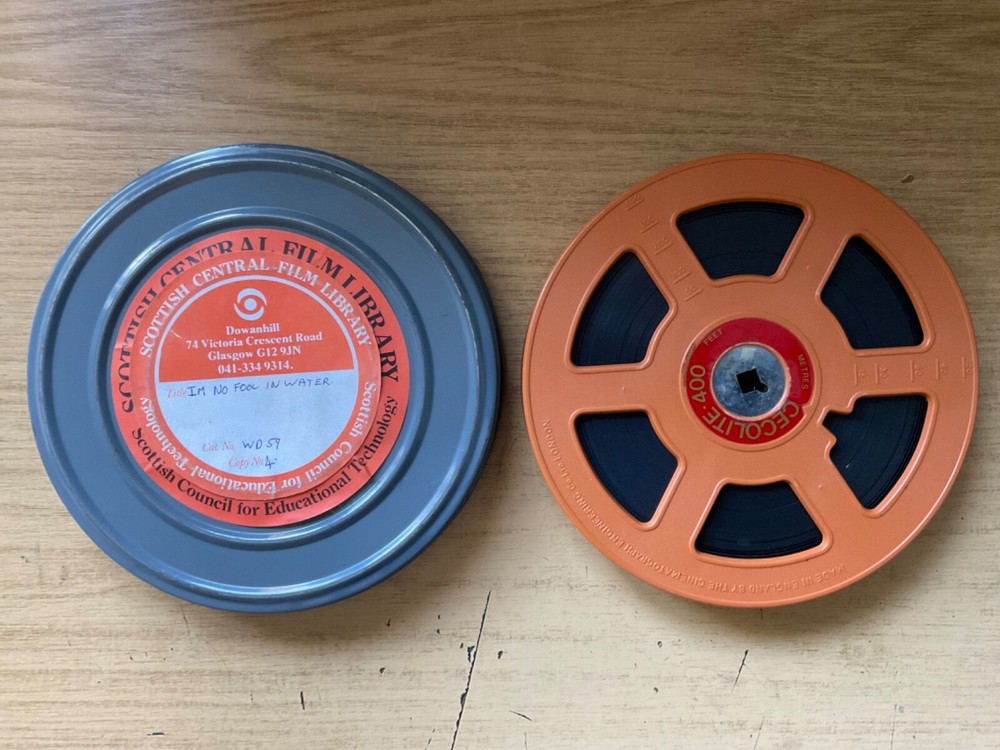 16mm sound 1X400 I’M NO FOOL IN WATER. Walt Disney. Kodak SP print.