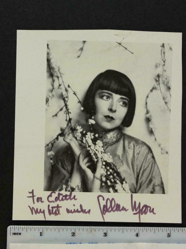 SUPER RARE!! 1930s ORIG COLLEEN MOORE HAND SIGNED AUTOGRAPHED BOOK PHOTO!!!