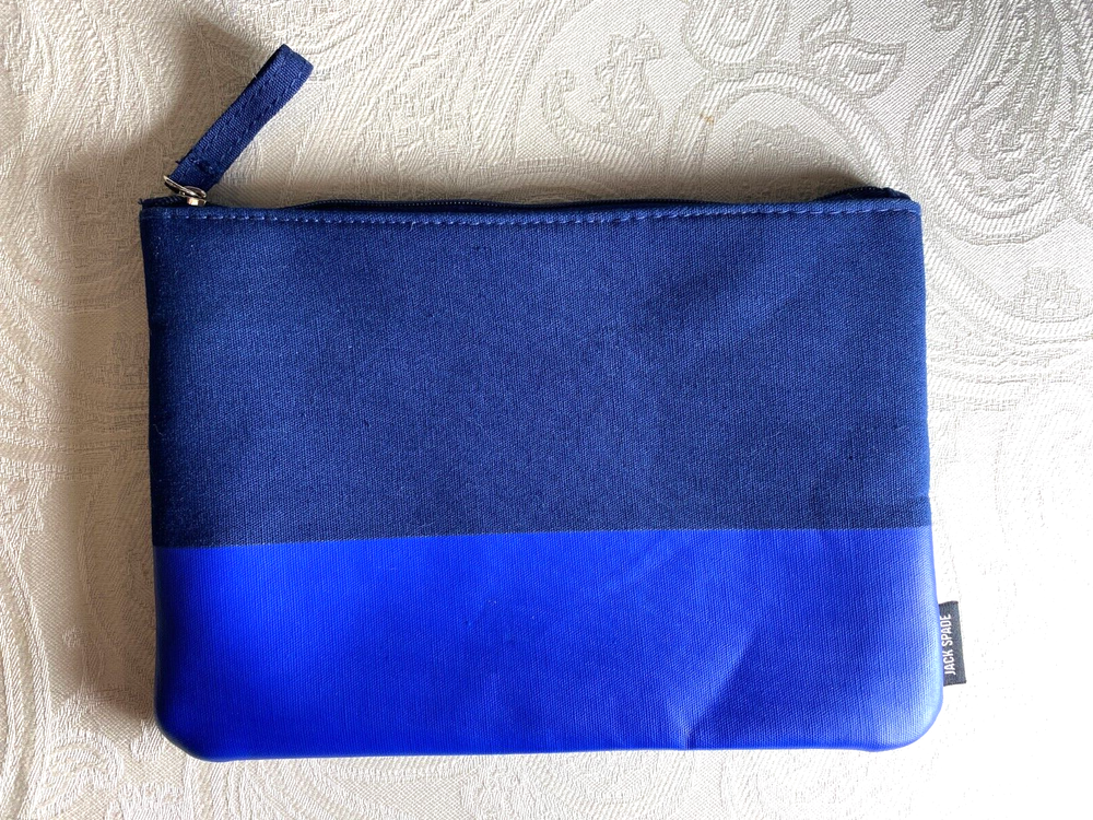 Jack Spade for Quantas Him Mens Blue Travel 9